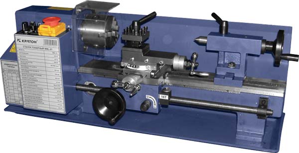Фото токарного верстата MML-01 MML-01 Загальний вигляд токарного верстата
